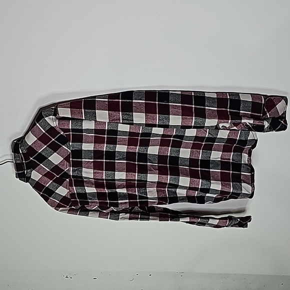 FOX small plaid button down long sleeve shirt - Picture 3 of 8